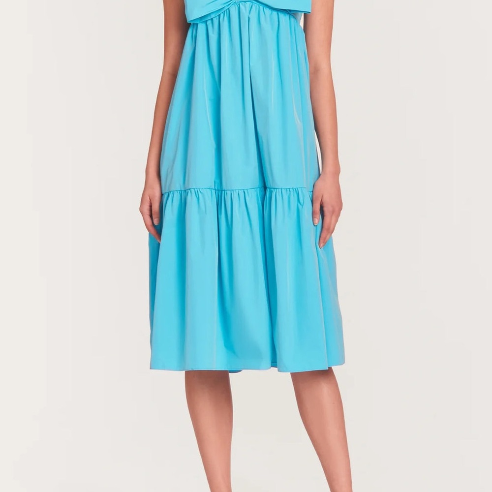 Amanda Uprichard Gianina Midi Dress in Marina